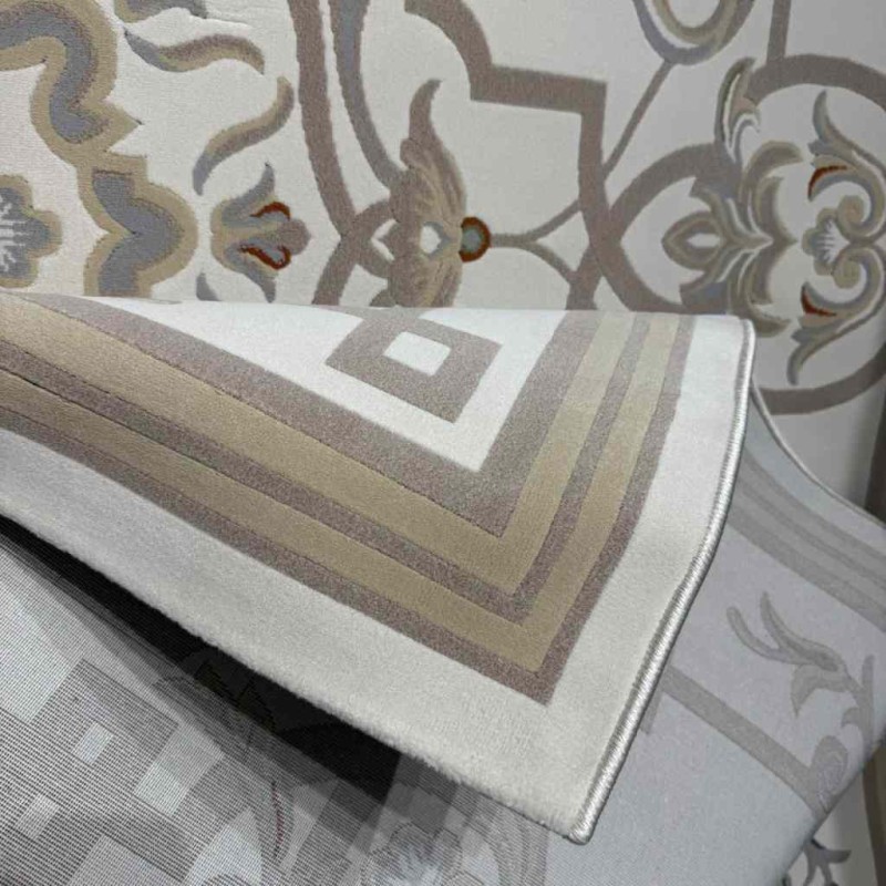 سجاد تركي سوبر ليون 9151A بيج فاتح مقاس 250*350