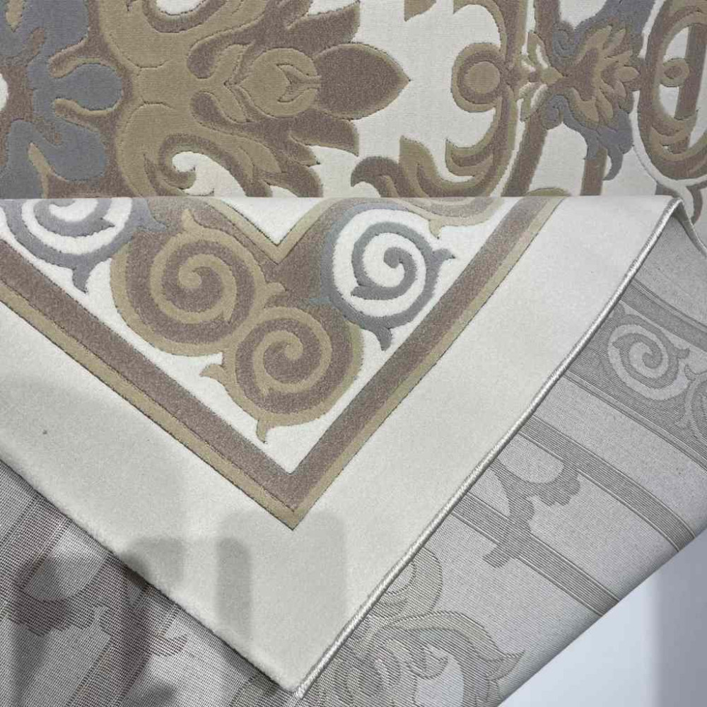 سجاد تركي سوبر ليون 9280A بيج غامق مقاس 50*80