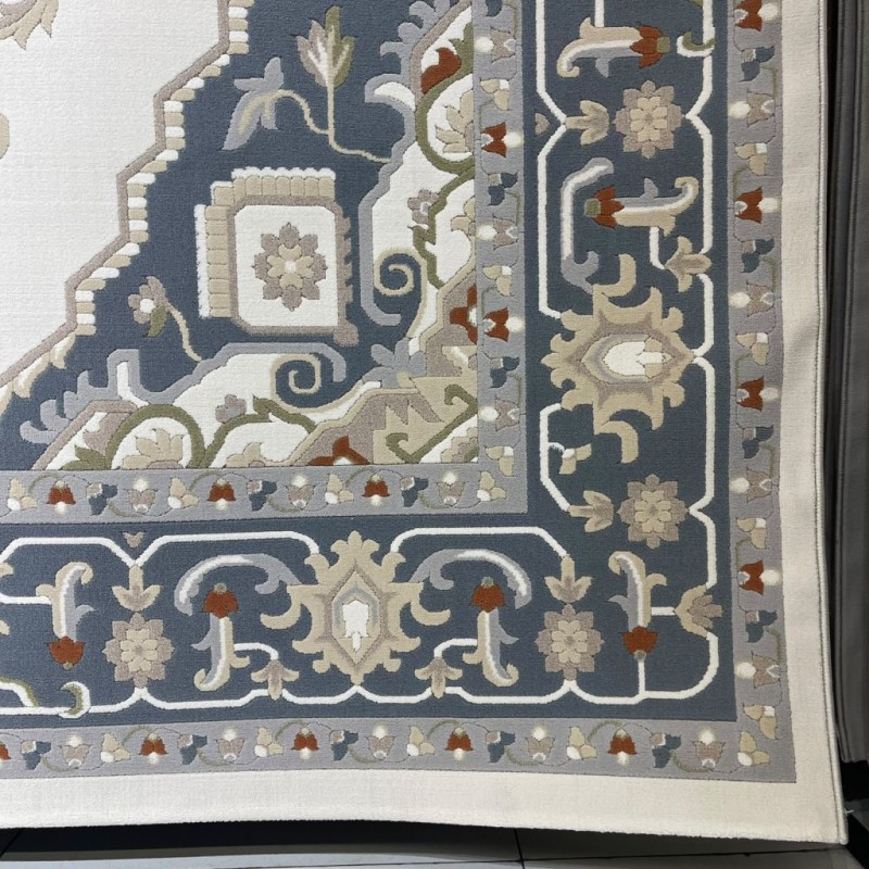 سجاد سوبر قولدن تركي 9962A سماوي مقاس 400*600