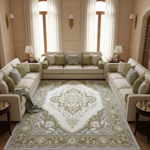 سجاد سوبر قولدن تركي 9962A اخضر مقاس 150*220
