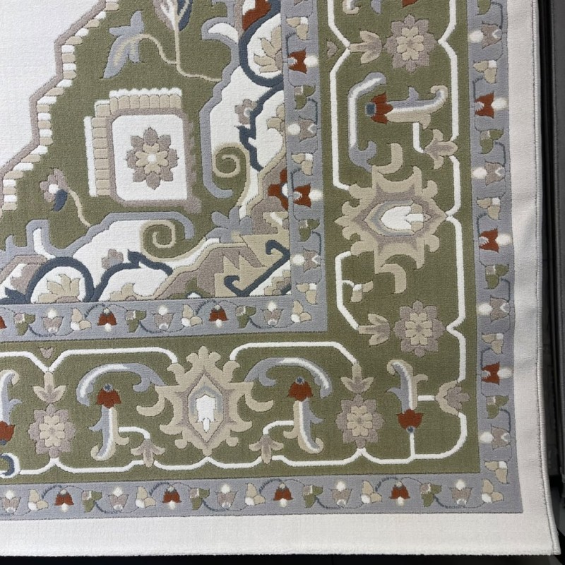 سجاد سوبر قولدن تركي 9962A اخضر مقاس 150*220