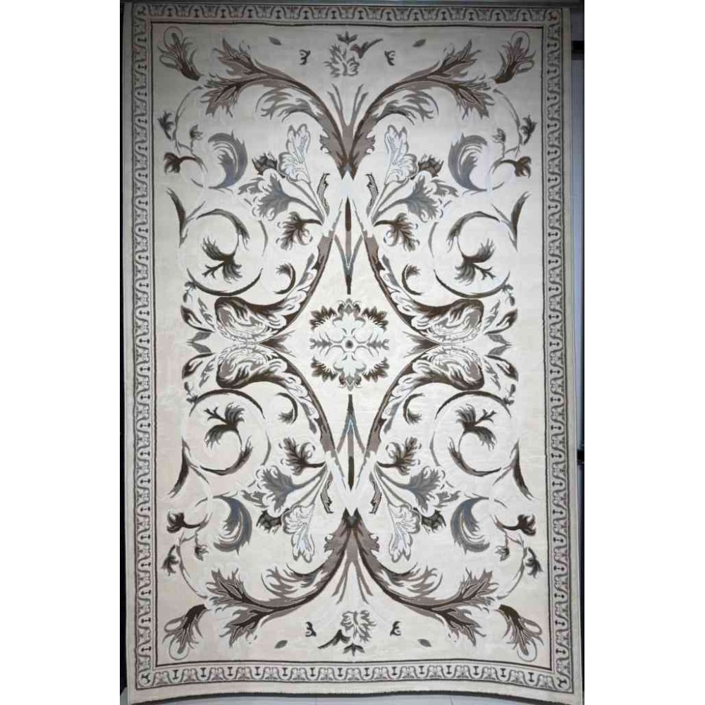 سجاد تركي ياسمين نقش فرنسي 9050A بيج مقاس 400*500