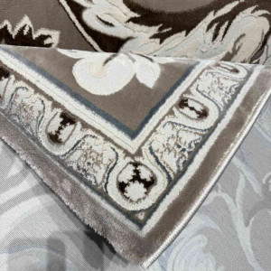 سجاد تركي ياسمين نقش فرنسي 9050A بيج غامق مقاس 80*150 سجاد تركي ياسمين نقش فرنسي 9050A بيج غامق مقاس 80*150