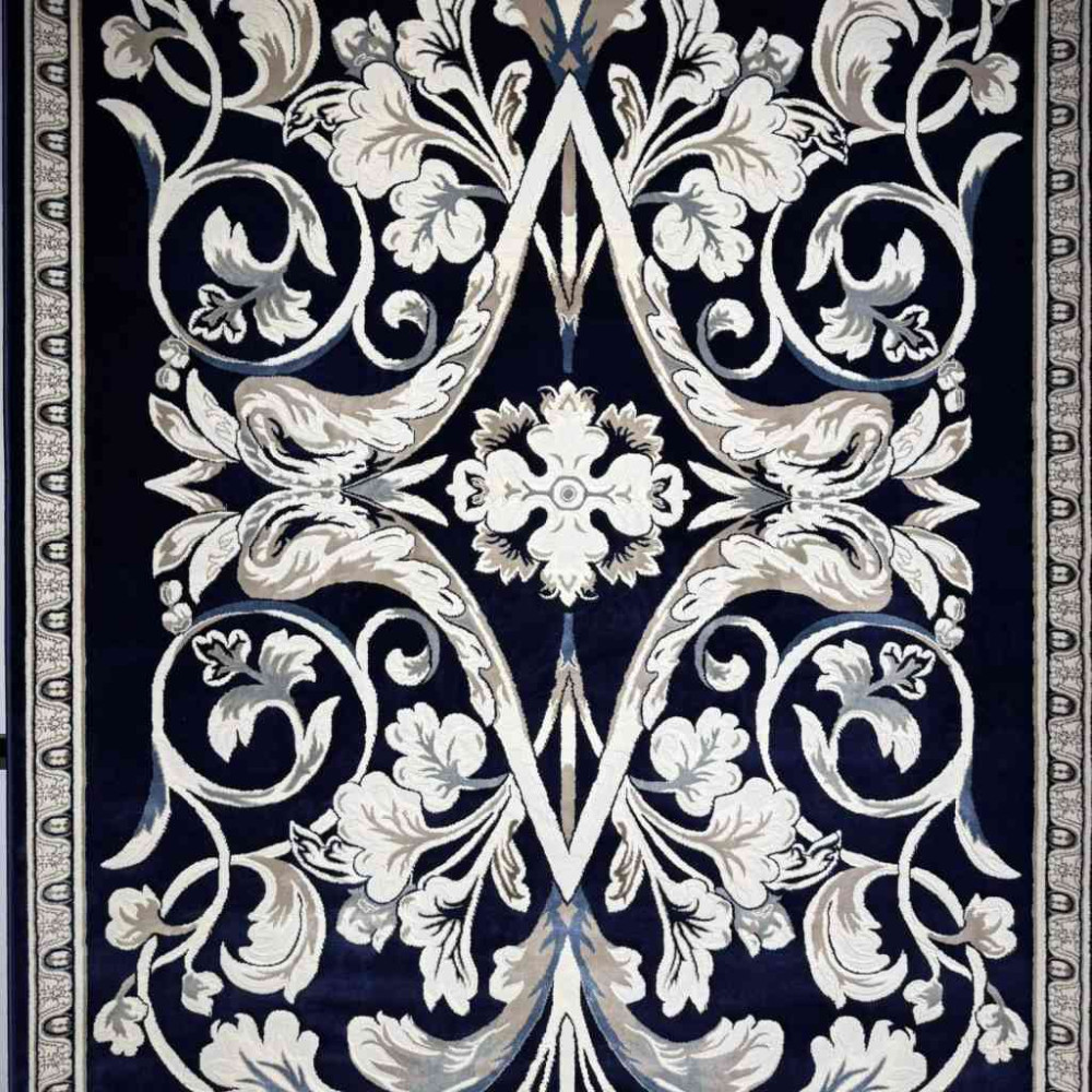 سجاد تركي ياسمين نقش فرنسي 9050A كحلي مقاس 80*150 سجاد تركي ياسمين نقش فرنسي 9050A كحلي مقاس 80*150