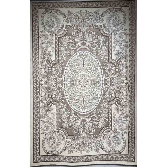 سجاد تركي ياسمين نقش فرنسي 9051A بيج مقاس 250*350