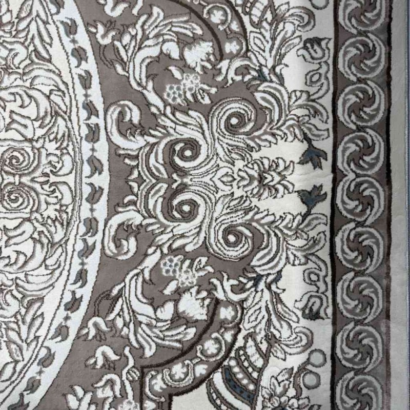 سجاد تركي ياسمين نقش فرنسي 9051A بيج مقاس 150*220