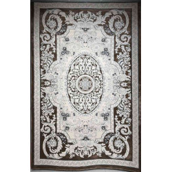 سجاد تركي ياسمين نقش فرنسي 9052A بني مقاس 300*400