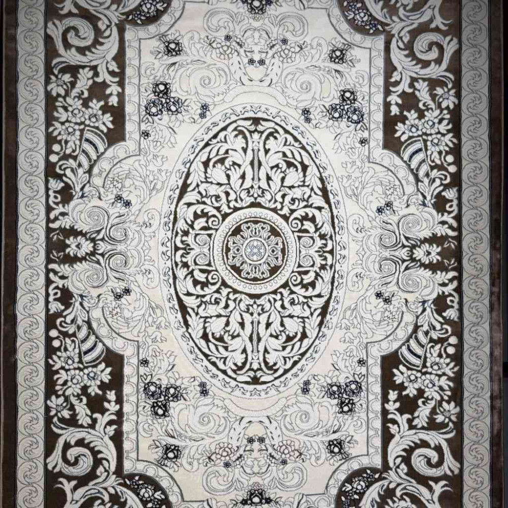 سجاد تركي ياسمين نقش فرنسي 9052A بني مقاس 200*300 سجاد تركي ياسمين نقش فرنسي 9052A بني مقاس 200*300