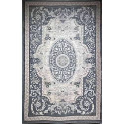 سجاد تركي ياسمين نقش فرنسي 9051A رصاصي مقاس 200*300