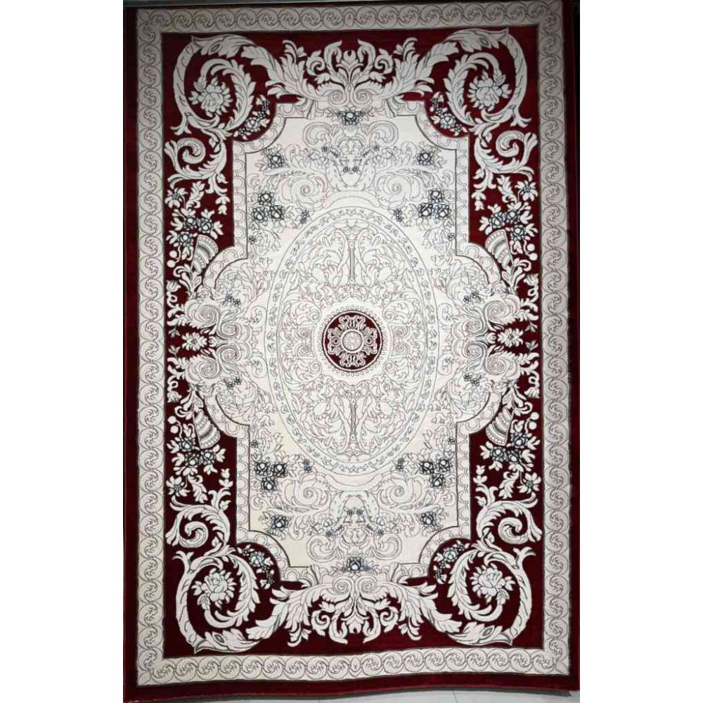 سجاد تركي ياسمين نقش فرنسي 9051A احمر مقاس 100*200