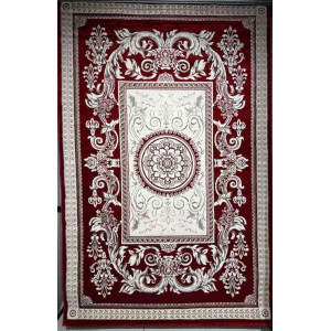 سجاد تركي ياسمين نقش فرنسي 9052A احمر مقاس 400*500