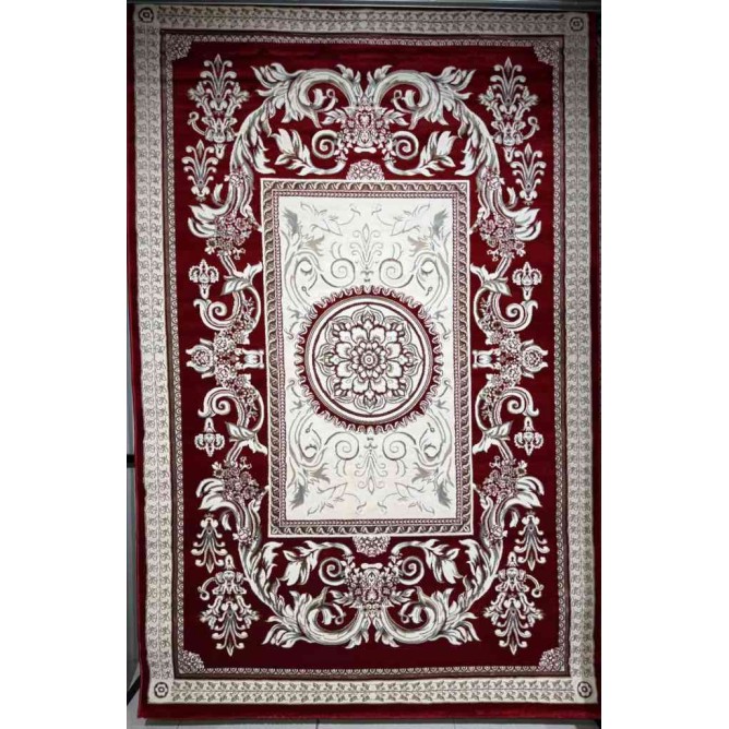 سجاد تركي ياسمين نقش فرنسي 9052A احمر مقاس 300*400