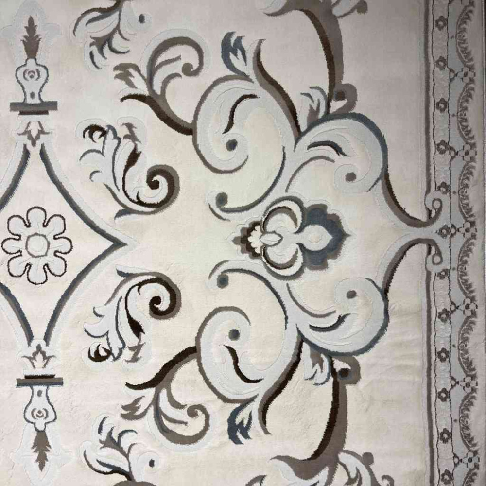 سجاد تركي ياسمين 9053A بيج مقاس 400*500