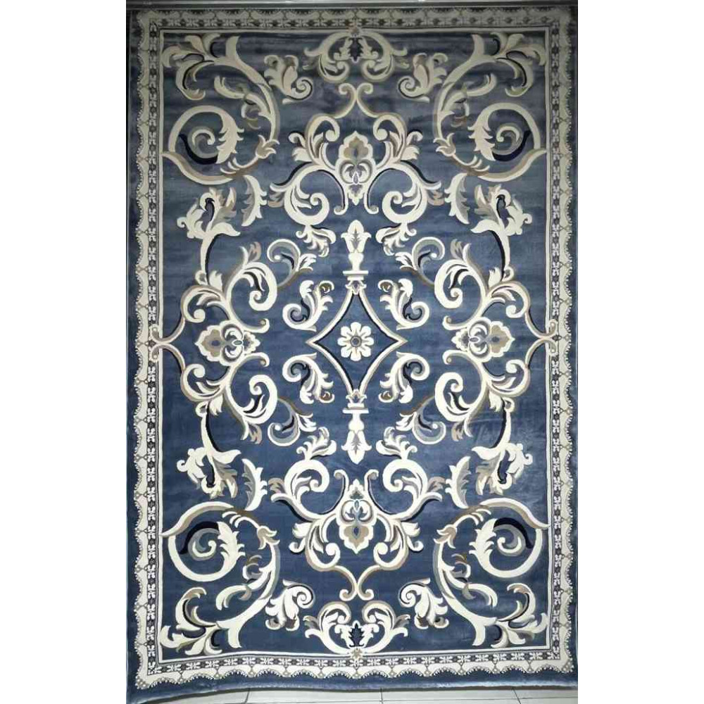 سجاد تركي ياسمين 9053A سماوي مقاس 50*80