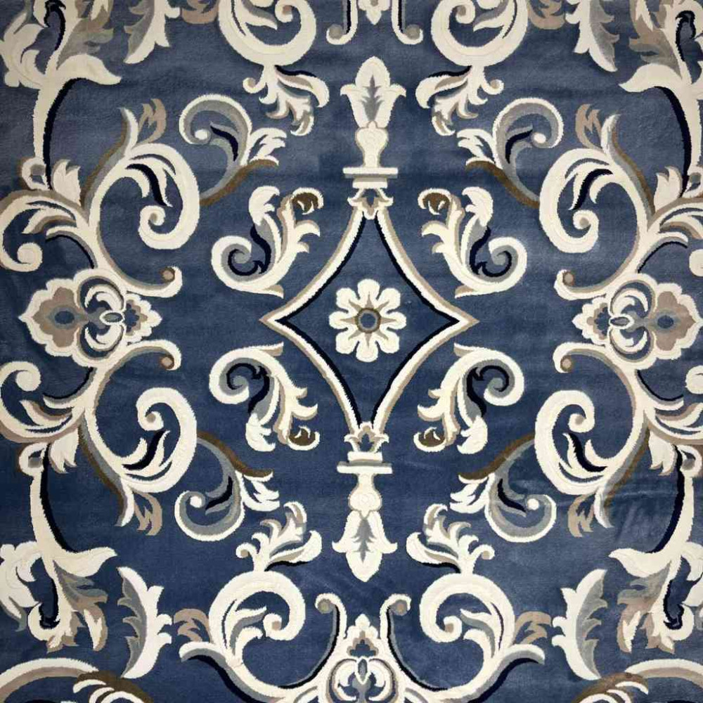 سجاد تركي ياسمين 9053A سماوي مقاس 50*80