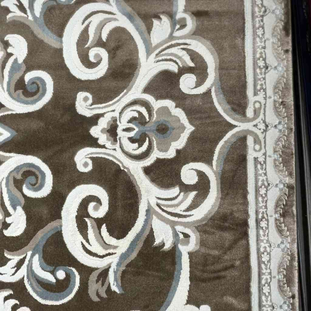 سجاد تركي ياسمين 9053A بني مقاس 400*500