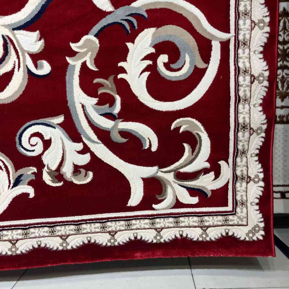 سجاد تركي ياسمين 9053A احمر مقاس 50*80