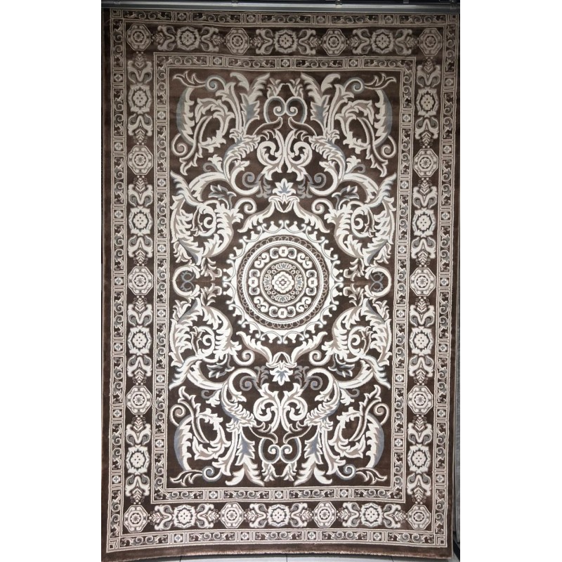 سجاد تركي ياسمين 9073A بني مقاس 150*220