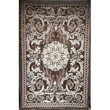 سجاد تركي ياسمين 9074A بني مقاس 50*80