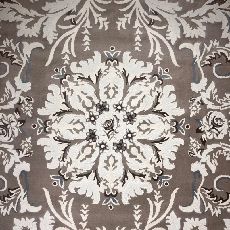 سجاد تركي ياسمين 9074A بيج غامق مقاس 300*400