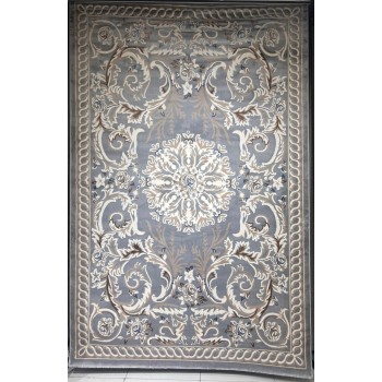 سجاد تركي ياسمين 9074A رصاصي مقاس 400*500