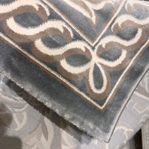 سجاد تركي ياسمين 9074A رصاصي مقاس 400*500