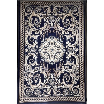 سجاد تركي ياسمين 9074A كحلي مقاس 300*400