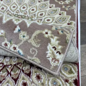 موكيت تركي كلاسيك مشجر سيف V421A بني