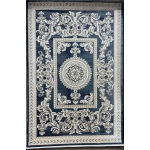 سجاد تركي نقش فرنسي باريس 32125B سماوي مقاس 50*80