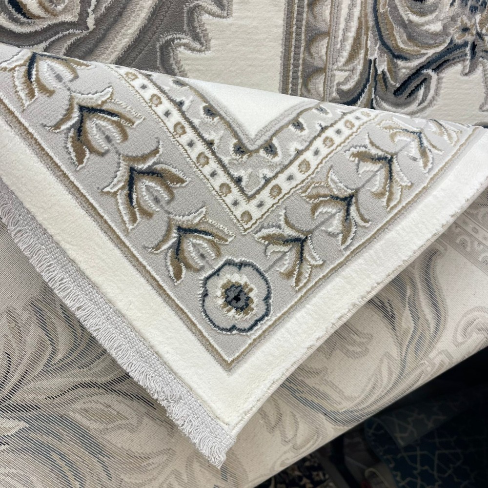 سجاد تركي نقش فرنسي باريس 32125B كريم مقاس 250*350