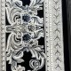 سجاد تركي نقش فرنسي باريس 32125B كحلي مقاس 50*80