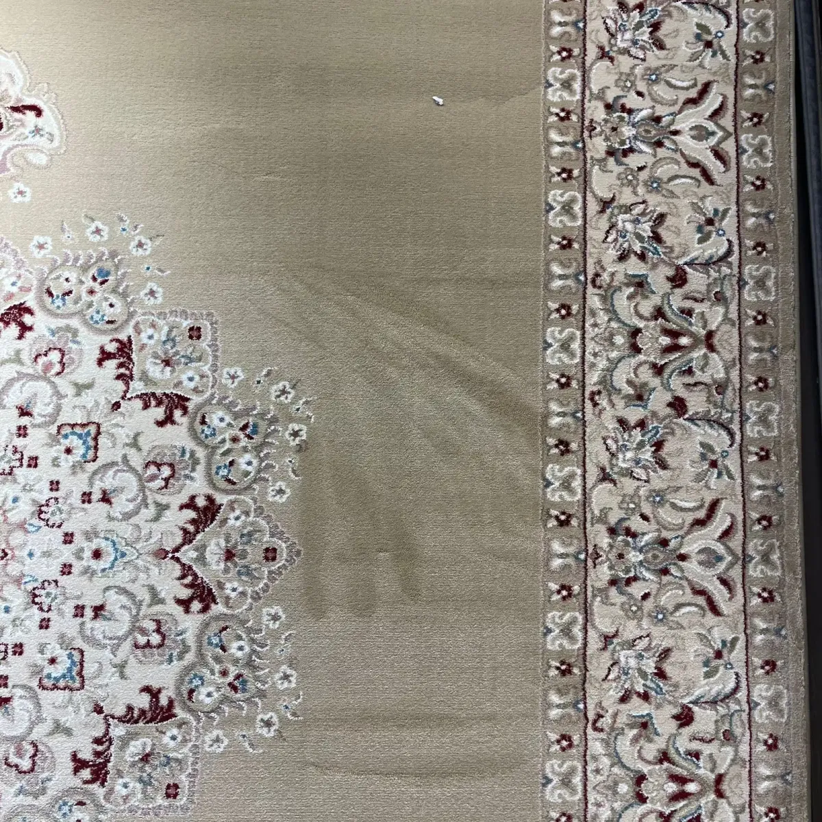 سجاد اصفهان تركي كلاسيك E506B بيج مقاس  100*200