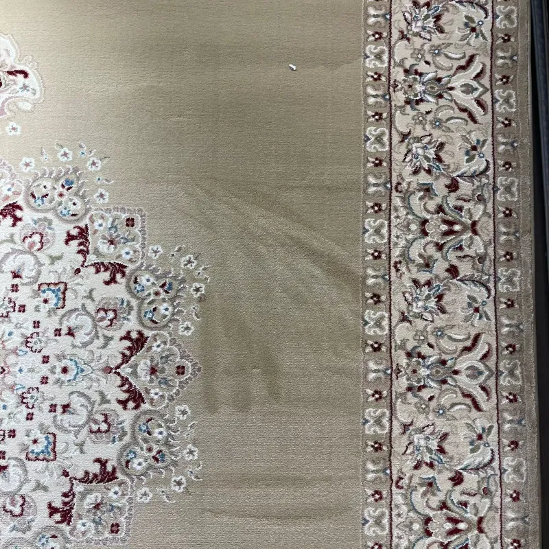 سجاد اصفهان تركي كلاسيك E506B بيج مقاس  100*500