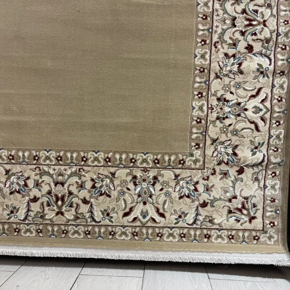 سجاد اصفهان تركي كلاسيك E506B بيج مقاس 400*800