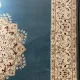 سجاد اصفهان تركي كلاسيك E506B سماوي مقاس 400*400 - اصفهان سجاد تركي كلاسيك