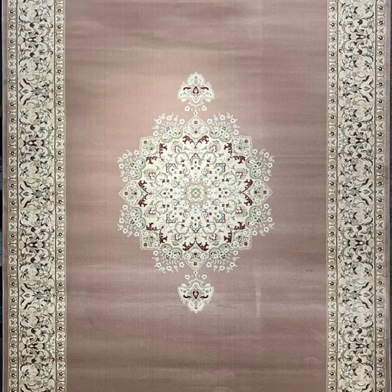 سجاد اصفهان تركي كلاسيك E506B بني مقاس 400*800