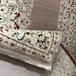 سجاد اصفهان تركي كلاسيك E506B بني مقاس 300*600
