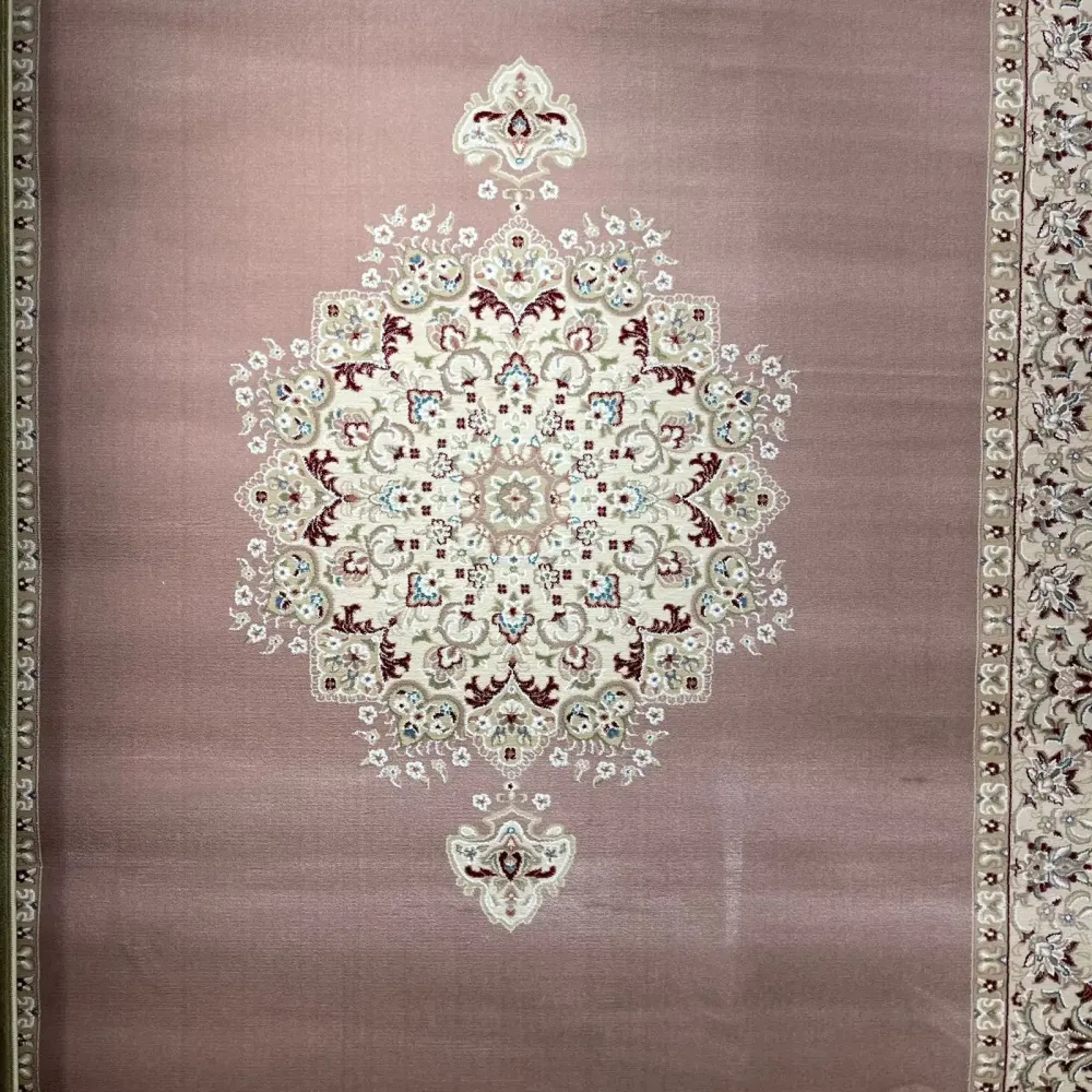 سجاد اصفهان تركي كلاسيك E506B بني مقاس 300*600 - اصفهان سجاد تركي كلاسيك
