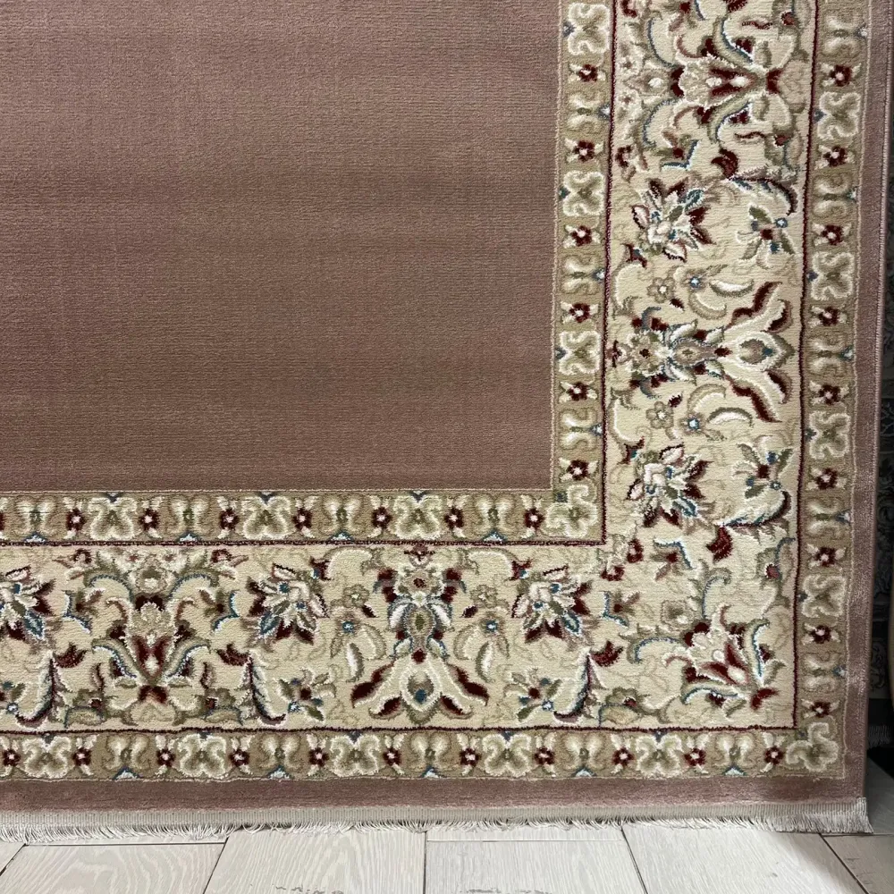سجاد اصفهان تركي كلاسيك E506B بني مقاس 300*600 - اصفهان سجاد تركي كلاسيك