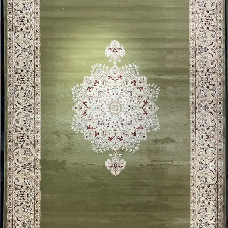 سجاد اصفهان تركي كلاسيك E506B اخضر مقاس 50*80