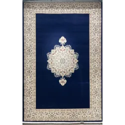سجاد اصفهان تركي كلاسيك E506B كحلي مقاس 400*800