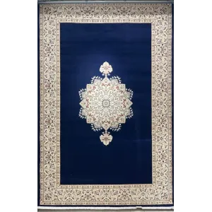 سجاد اصفهان تركي كلاسيك E506B كحلي مقاس 400*700