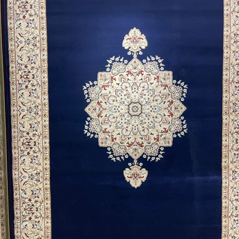 سجاد اصفهان تركي كلاسيك E506B كحلي مقاس  100*500