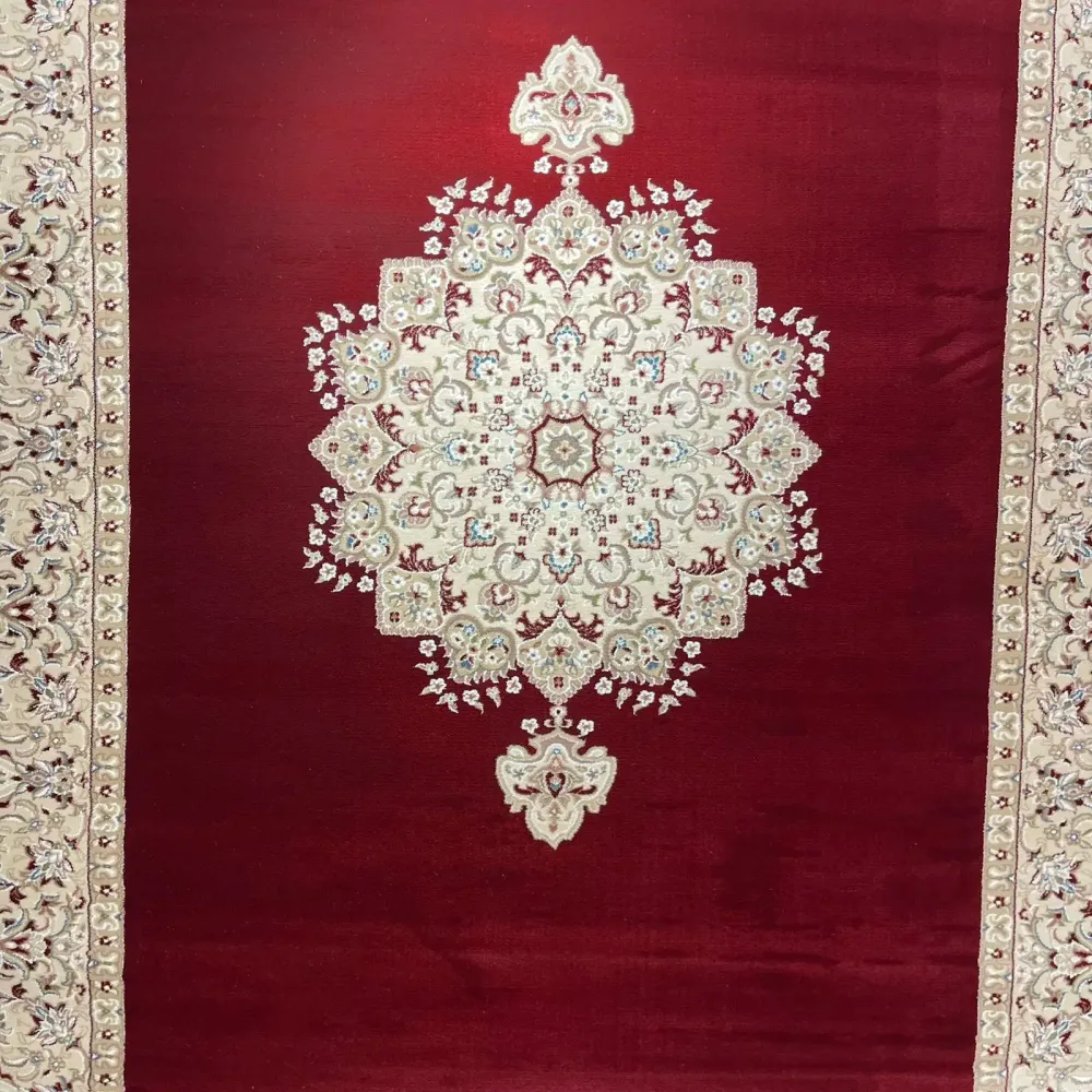 سجاد اصفهان تركي كلاسيك E506B احمر مقاس 400*800 - اصفهان سجاد تركي كلاسيك