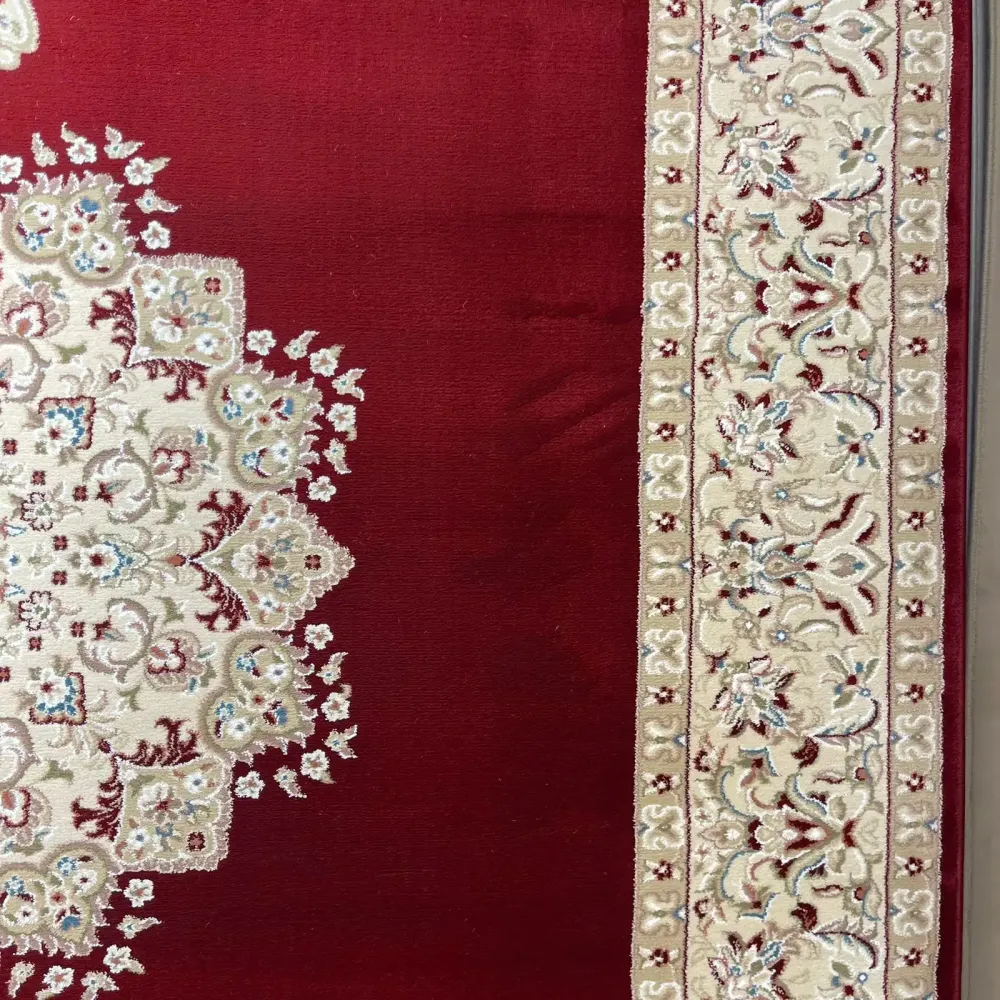 سجاد اصفهان تركي كلاسيك E506B احمر مقاس 400*800 - اصفهان سجاد تركي كلاسيك