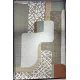 سجاد تركي المصممين لمسة HC02A كريم ابيض مقاس 50*80
