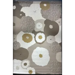 سجاد تركي المصممين لمسة HC03A كريم بني مقاس 80*150