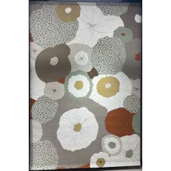 سجاد تركي المصممين لمسة HC03A كريم تيرا مقاس 50*80