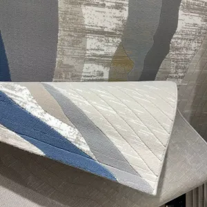 سجاد تركي المصممين لمسة HC32A كريم سماوي مقاس 50*80