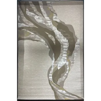 سجاد تركي المصممين لمسة HC32A كريم بني مقاس 50*80
